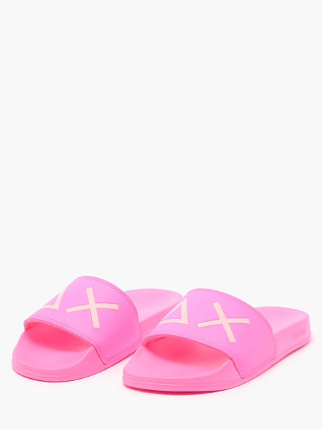 Flip Flops Logo Sun68 Pink accessoires X35204 other view 2