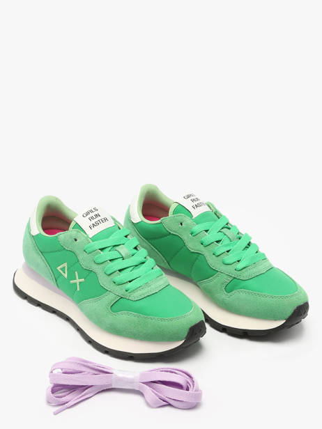 Sneakers Ally Solid Nylon Sun68 Green accessoires Z35201 other view 2