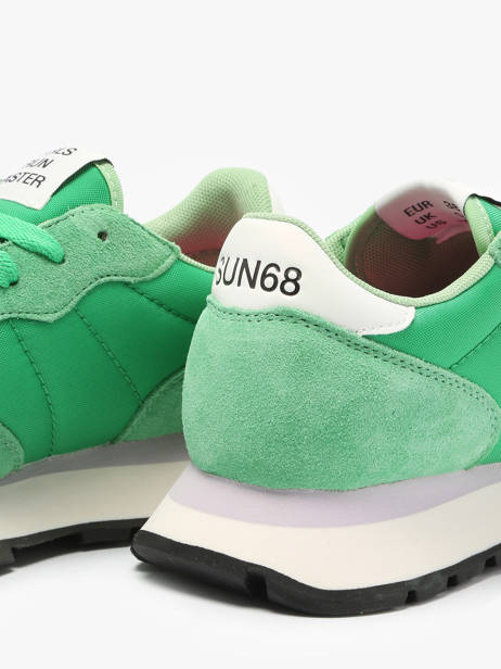 Sneakers Ally Solid Nylon Sun68 Green accessoires Z35201 other view 3