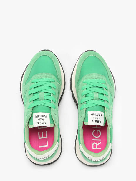 Sneakers Ally Solid Nylon Sun68 Green accessoires Z35201 other view 4