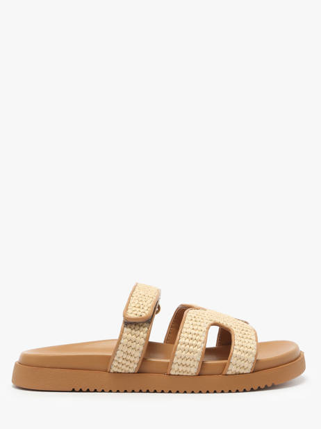 Mules Missile En Cuir Steve madden Beige accessoires 11003028