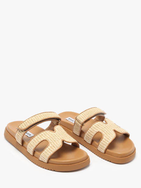 Mules Missile En Cuir Steve madden Beige accessoires 11003028 vue secondaire 1
