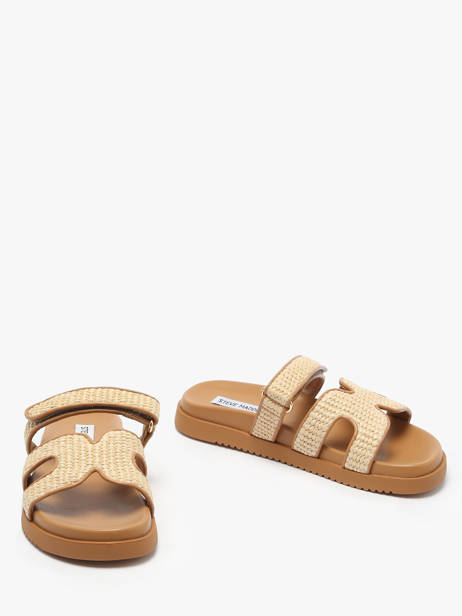Mules Missile En Cuir Steve madden Beige accessoires 11003028 vue secondaire 2