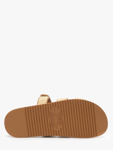 Mules Missile En Cuir Steve madden Beige accessoires 11003028 vue secondaire 4