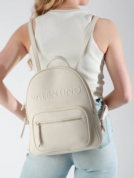 Backpack Valentino White rised re VBS8P921 other view 1