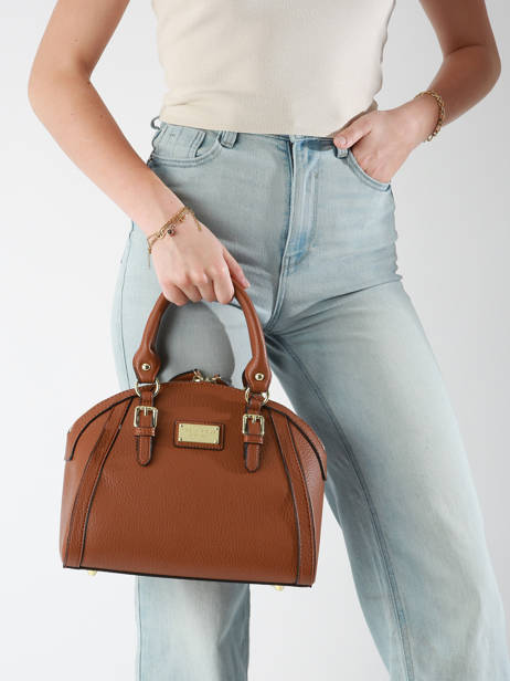 Satchel Isadora Ted lapidus Brown isadora TLRR2142 other view 1