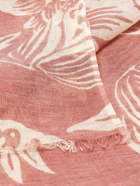 Linen Scarf Rosas 100x100cm Biba Multicolor accessoires RI266A other view 1