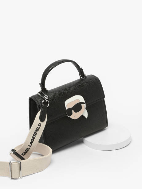 Shoulder Bag K Ikon Polyurethane Karl lagerfeld Black k ikon A2W30105 other view 2