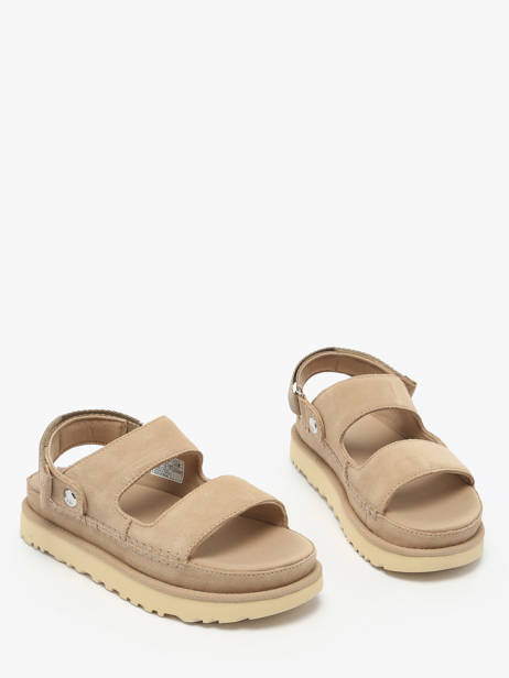 Sandales Goldenstar Glide En Cuir Ugg Beige accessoires 1167399 vue secondaire 1