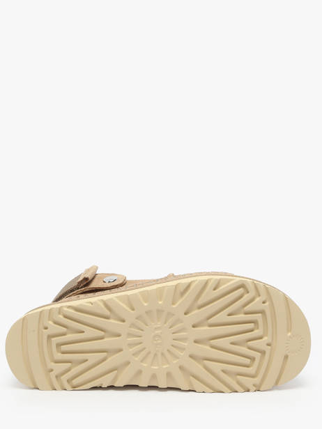 Sandales Goldenstar Glide En Cuir Ugg Beige accessoires 1167399 vue secondaire 4