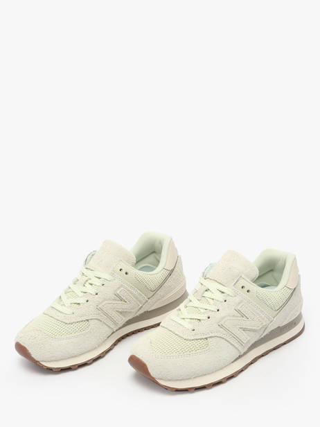Sneakers 574 New balance Blanc accessoires WL574BLE vue secondaire 2