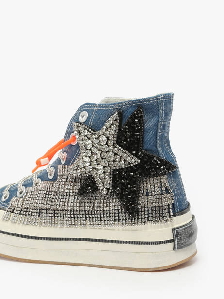 Sneakers Nan-ku couture Bleu accessoires 4BA10C16 vue secondaire 3