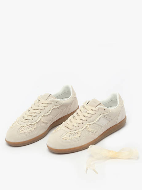 Sneakers Tb.490 Crochet En Cuir Alohas Beige accessoires 10082301 vue secondaire 2