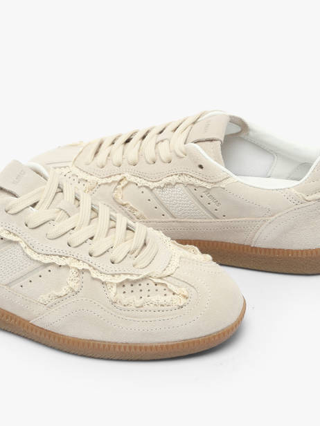 Sneakers Tb.490 Crochet En Cuir Alohas Beige accessoires 10082301 vue secondaire 3