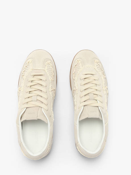Sneakers Tb.490 Crochet En Cuir Alohas Beige accessoires 10082301 vue secondaire 4