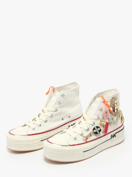 Sneakers Nan-ku couture Blanc accessoires 15A2 vue secondaire 2