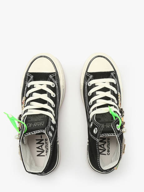 Sneakers Nan-ku couture Noir accessoires 15A1 vue secondaire 4