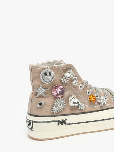 Sneakers Nan-ku couture Beige accessoires 14A3 vue secondaire 3