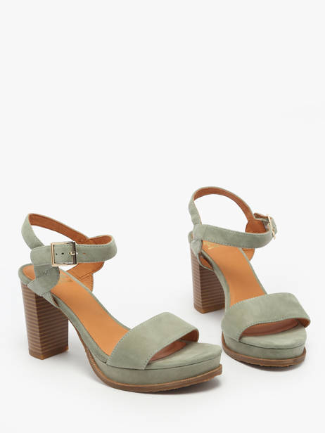 Sandales à Talon Jain En Cuir Mam'zelle Vert accessoires CSG1H03 vue secondaire 1
