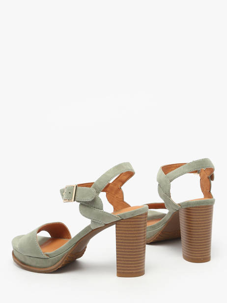Sandales à Talon Jain En Cuir Mam'zelle Vert accessoires CSG1H03 vue secondaire 2