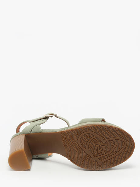 Sandales à Talon Jain En Cuir Mam'zelle Vert accessoires CSG1H03 vue secondaire 4