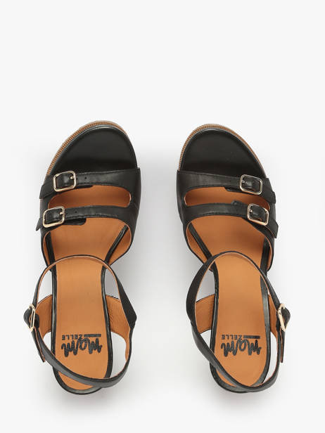 Pumps Jouta In Leather Mam'zelle Black accessoires CSG1H31 other view 3