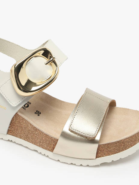 Sandales Leandre En Cuir Mephisto Or accessoires P5146894 vue secondaire 2