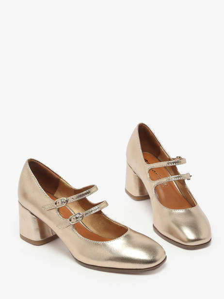Escarpins En Cuir Tamaris Marron accessoires 44 vue secondaire 2