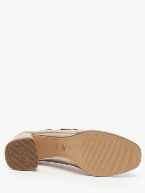 Escarpins En Cuir Tamaris Marron accessoires 44 vue secondaire 5