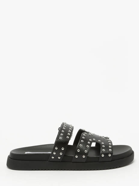 Slippers Missile In Leather Steve madden Black accessoires 11003772