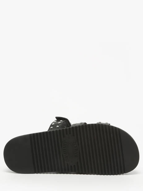 Slippers Missile In Leather Steve madden Black accessoires 11003772 other view 4