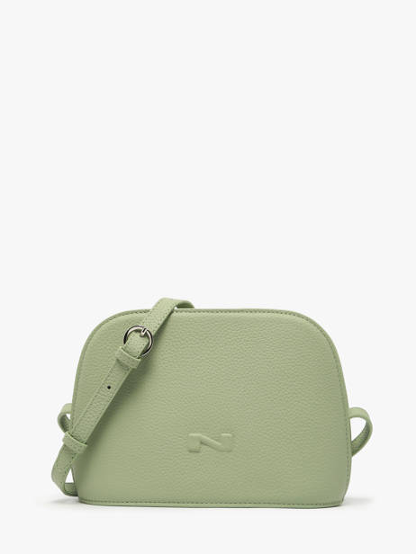 Leather Lilou Crossbody Bag Nathan baume Green egee 2