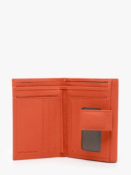 Leather Original N Wallet 2 Compartments Nathan baume Orange original n 413N other view 1