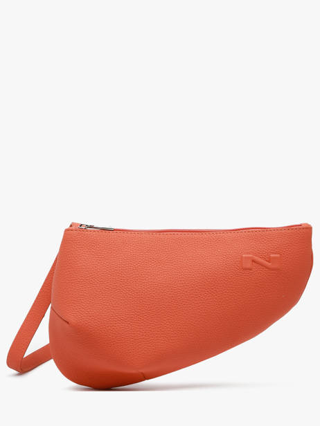 Leather Crossbody Bag Large City Perle Nathan baume Orange n city 1
