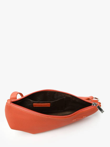Leather Crossbody Bag Large City Perle Nathan baume Orange n city 1 other view 3