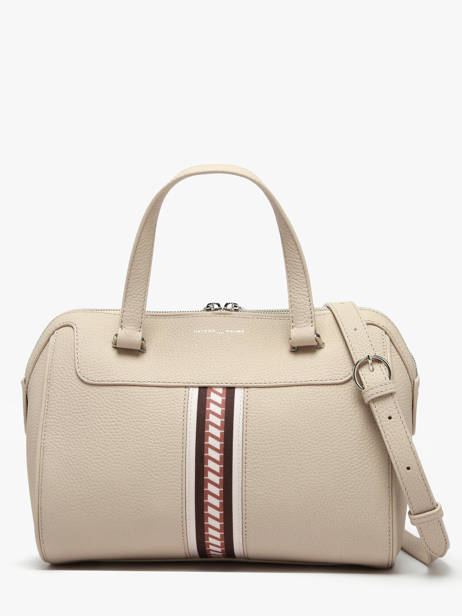 Leather Norma Signature Bowling Bag Nathan baume Beige signature 1 other view 4