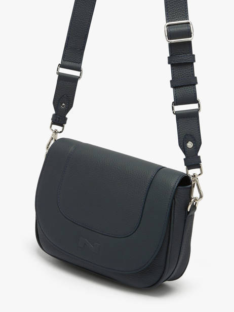 Leather Ponant Crossbody Bag Nathan baume Blue regate 10 other view 2