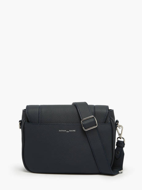 Leather Ponant Crossbody Bag Nathan baume Blue regate 10 other view 4