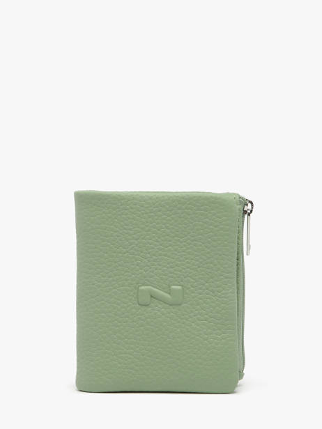 Leather Rallye Wallet Nathan baume Green original n 476N