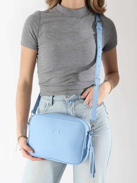 Leather Camera Bag Nathan baume Blue nathan 2 other view 1