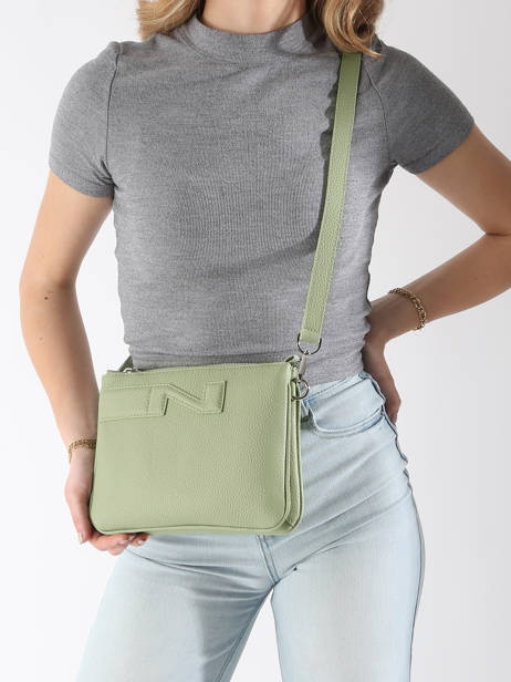 Leather Milano Crossbody Bag Nathan baume Green n city 3 other view 1