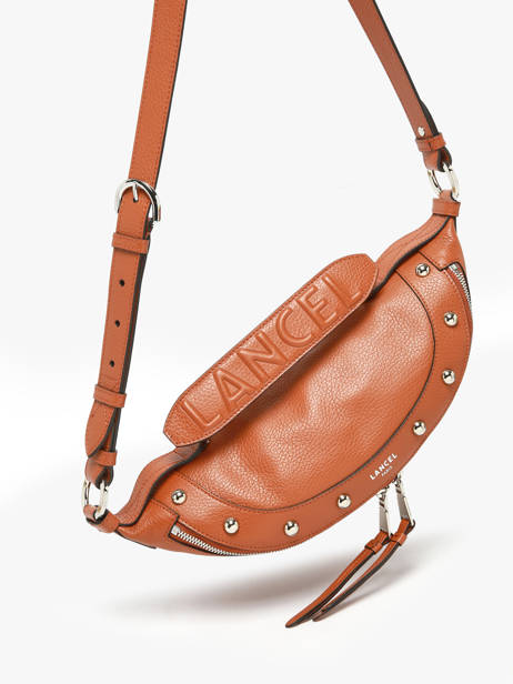 Crossbody Bag Origami Leather Lancel Brown origami A13379 other view 2