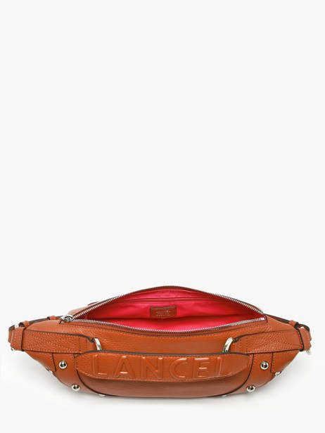 Crossbody Bag Origami Leather Lancel Brown origami A13379 other view 3