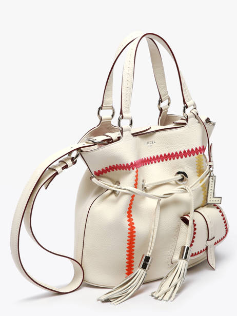 Bucket Bag Premier Flirt Leather Lancel White premier flirt A13387 other view 3