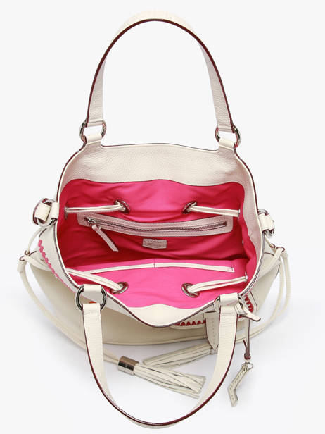 Bucket Bag Premier Flirt Leather Lancel White premier flirt A13387 other view 4