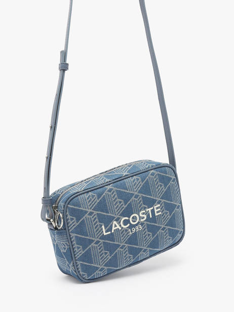Crossbody Bag Heritage Jacquard Cotton Lacoste Blue heritage jacquard NF5007HK other view 2