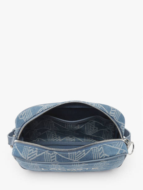 Crossbody Bag Heritage Jacquard Cotton Lacoste Blue heritage jacquard NF5007HK other view 3