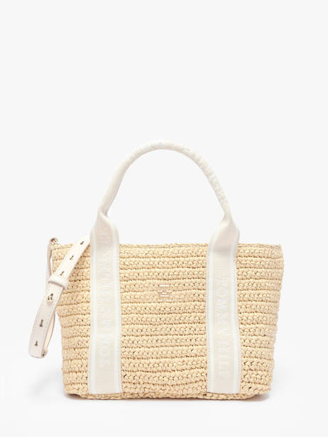 Shoulder Bag Th Spring Logo Polyurethane Tommy hilfiger White th spring logo AW17199