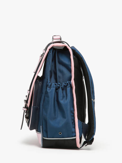 3-compartment Backpack Cameleon Blue vintage fantasy PBVGSD39 other view 2