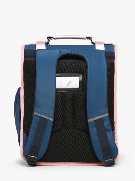 3-compartment Backpack Cameleon Blue vintage fantasy PBVGSD39 other view 4